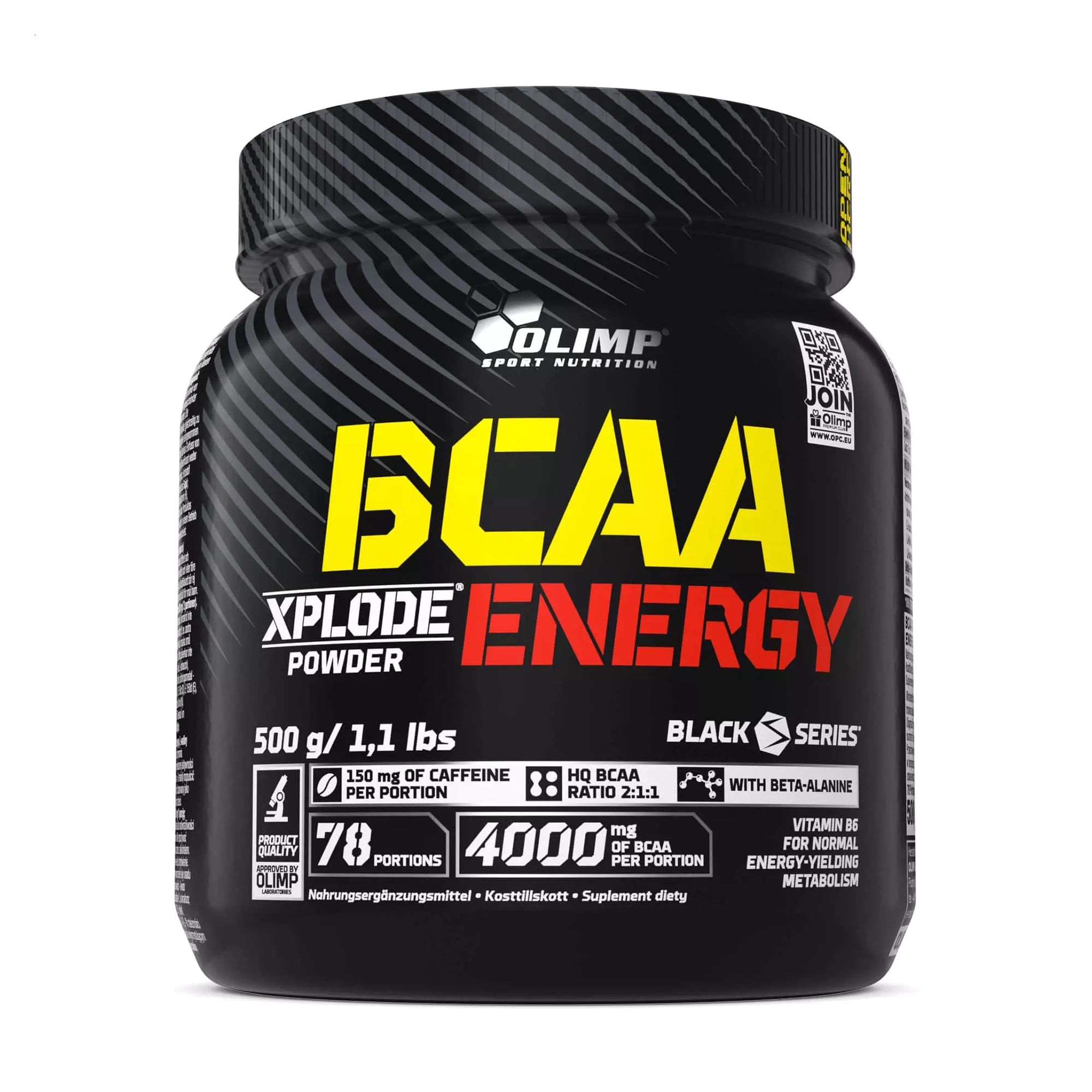 Амінокислоти Olimp Sport Nutrition BCAA Xplode Energy Фруктовий пунш, в порошку, 500 г